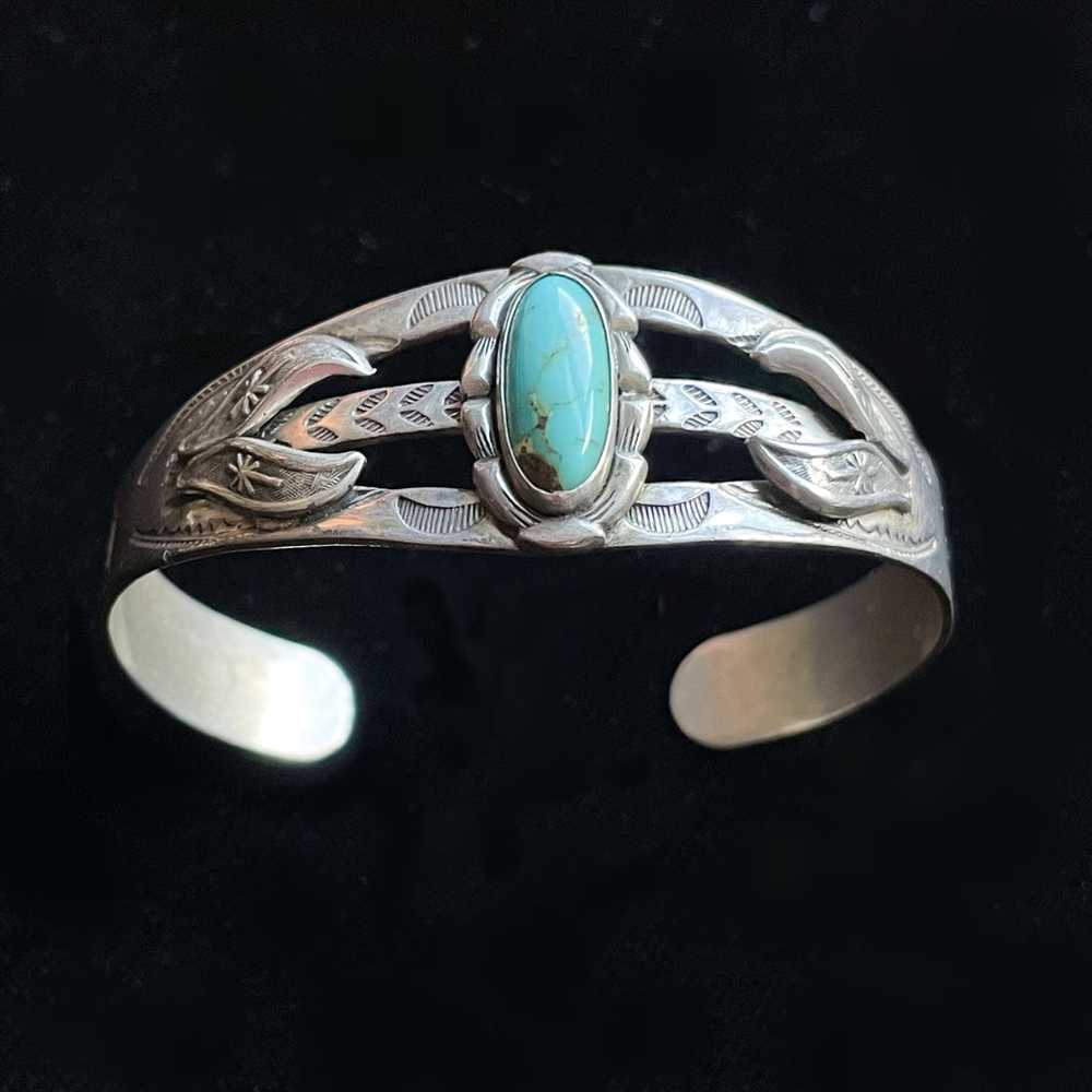 Vintage Sterling Bell Trading Fred Harvey Bracele… - image 7