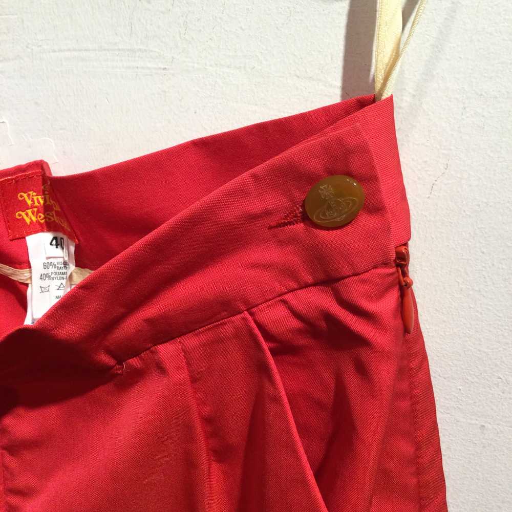 Vivienne Westwood old tag red pants - image 2
