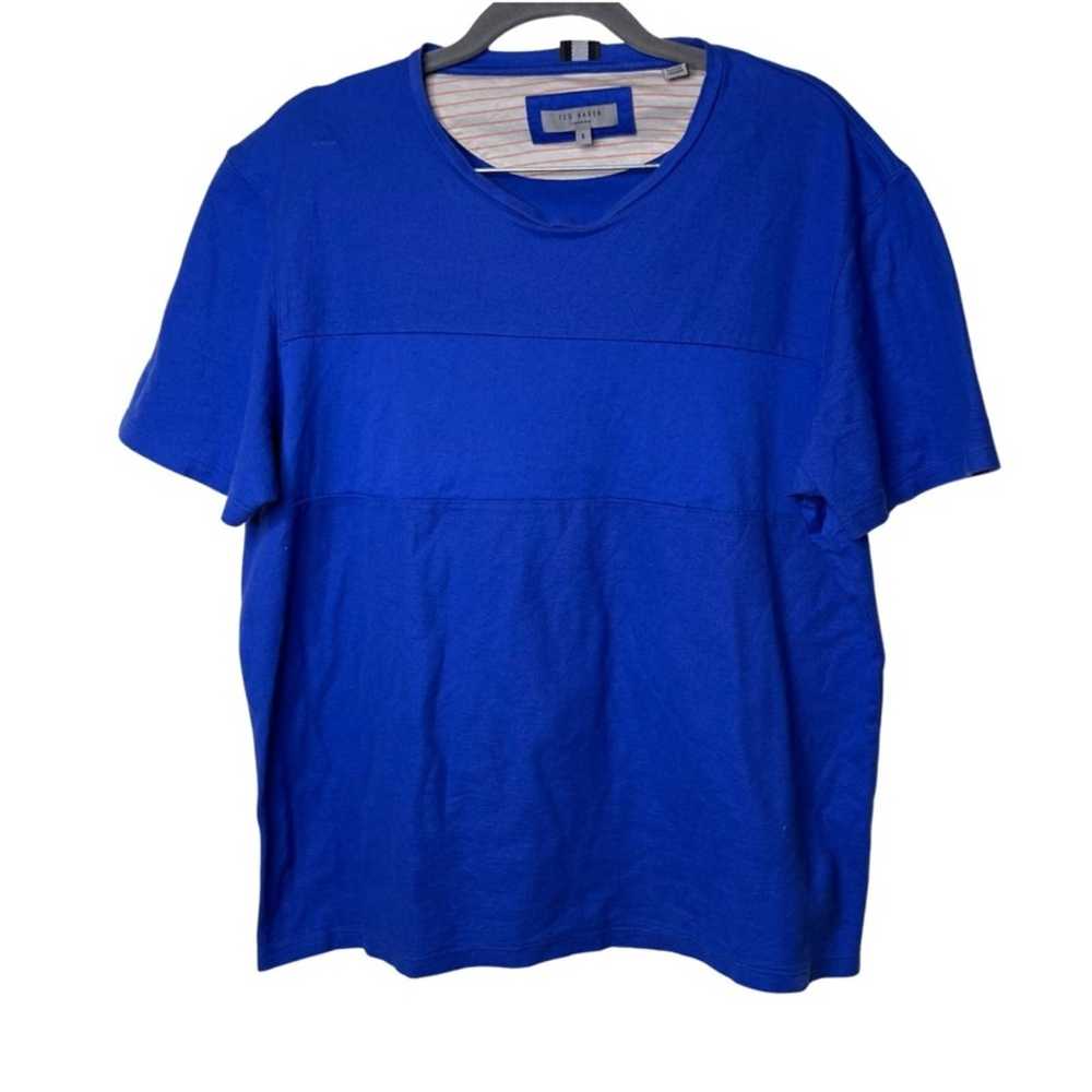 Ted Baker Ted Baker royal Blue crewneck short sle… - image 1