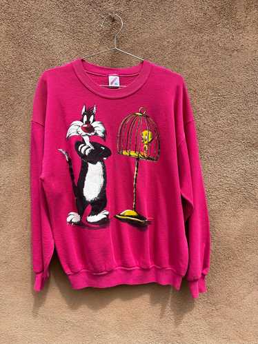 Sylvester and Tweety Sweatshirt - Pink