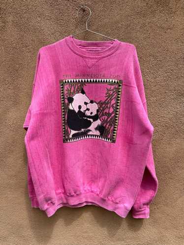 Pink Panda Minnesota Zoo Sweatshirt - image 1