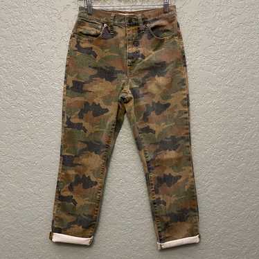 Madewell Madewell Camo The High Rise Slim Boyfrie… - image 1