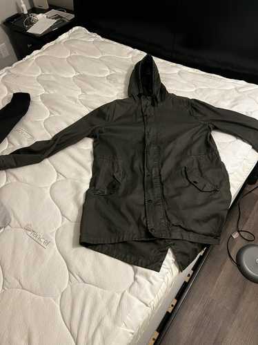 On The Byas ON THE BYAS DARK OLIVE PARKA COAT