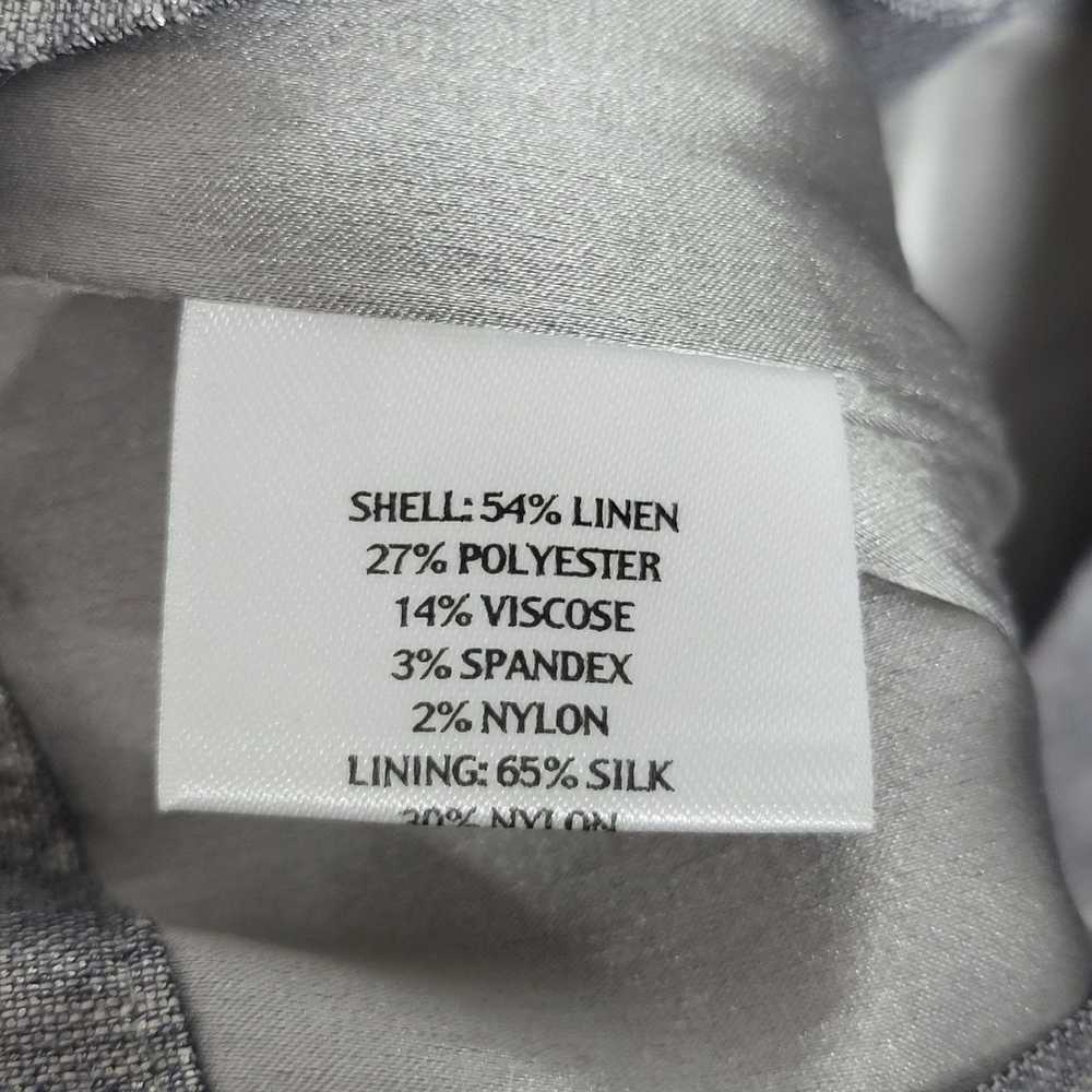 Eileen Fisher Eileen Fisher Silver Glimmer Linen … - image 3