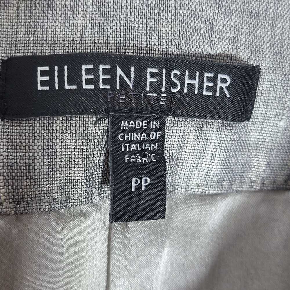 Eileen Fisher Eileen Fisher Silver Glimmer Linen … - image 4