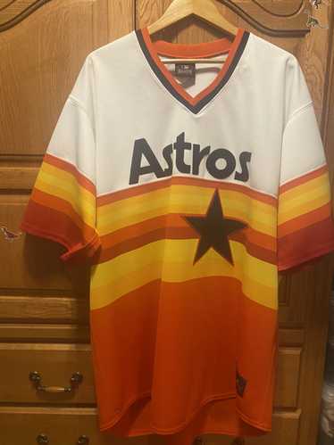 ROGER CLEMENS Houston Astros Majestic Cooperstown Throwback Baseball Jersey  - Custom Throwback Jerseys