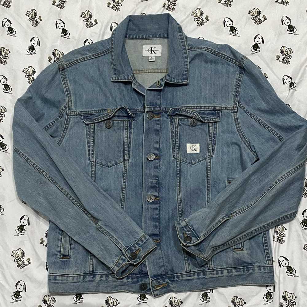 Vintage Vintage Calvin Klein Denim Jean Jacket Si… - image 1