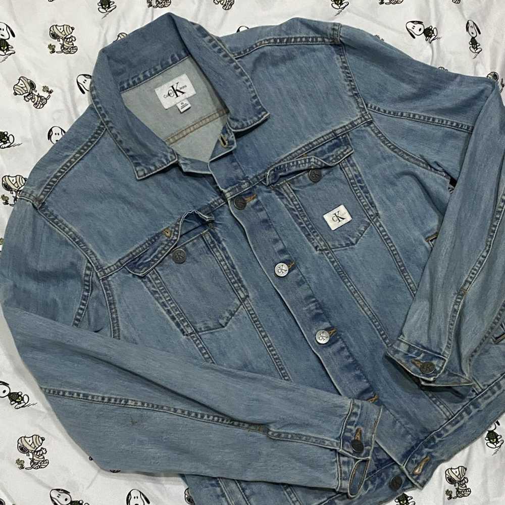 Vintage Vintage Calvin Klein Denim Jean Jacket Si… - image 5