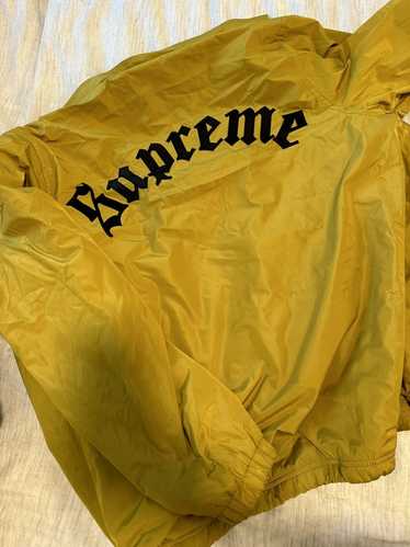 Supreme Old English Coaches Jacket FW16 Black Medium … - Gem