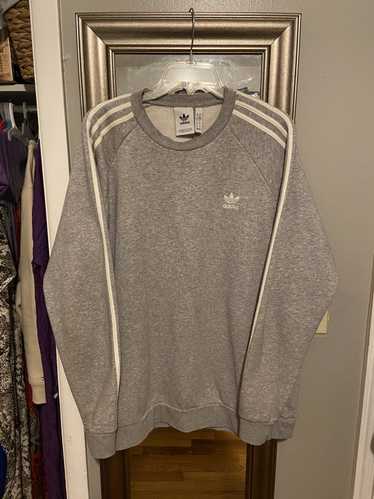 Adidas Adidas Originals Light Grey Crewneck Sweate