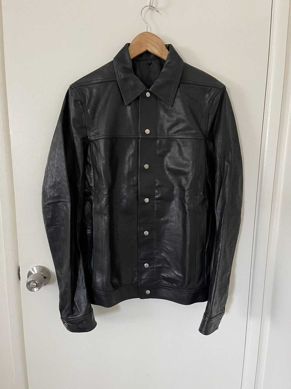Rick Owens Larry F/W 19 Leather Jacket - image 1