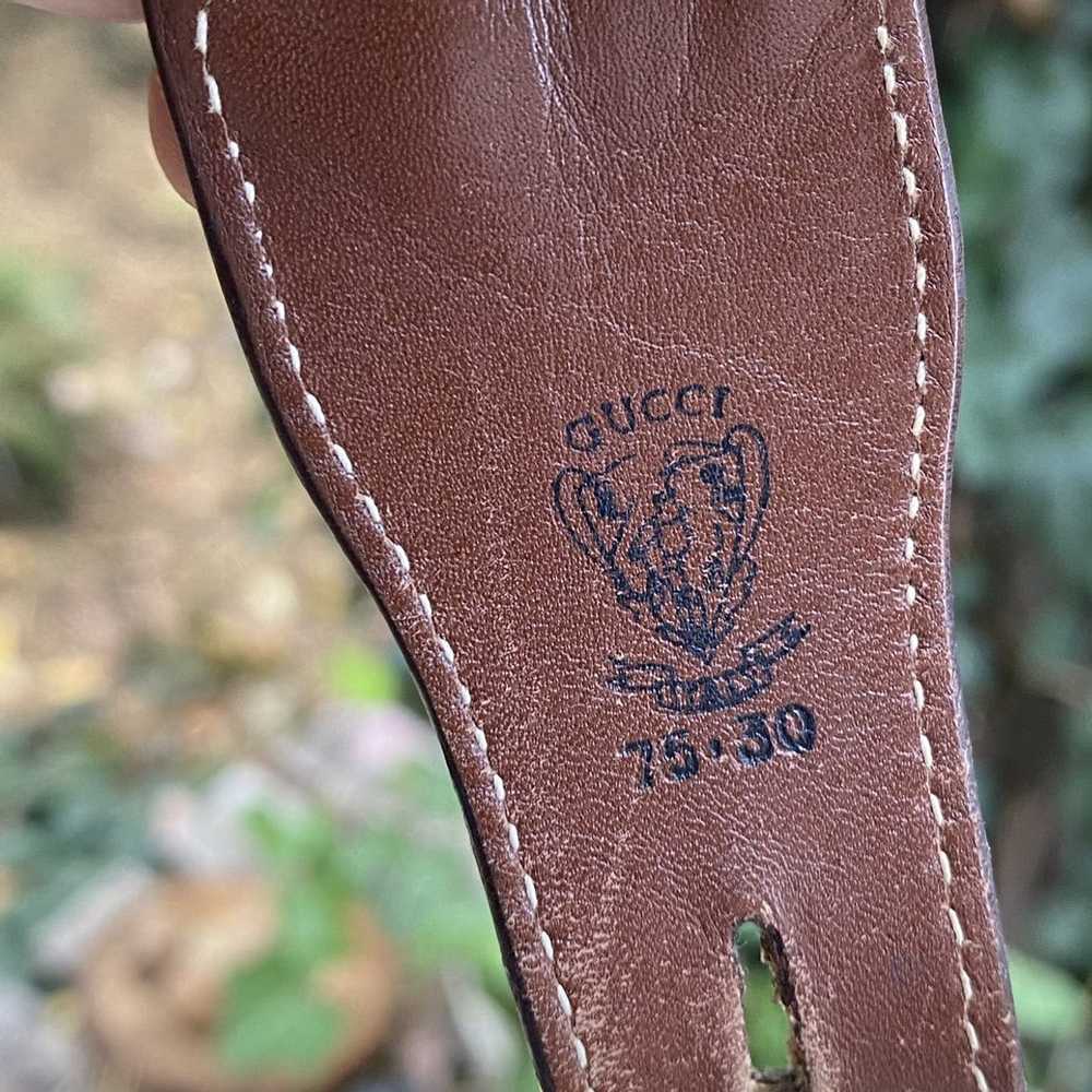 Gucci Gucci Authentic Leather Ultra Rare Vintage … - image 6