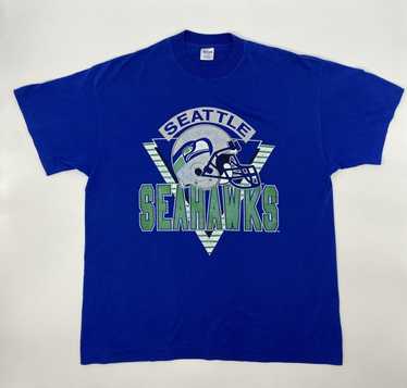 Desert Moss Vintage 1980's Seattle Seahawks T-Shirt by Logo 7