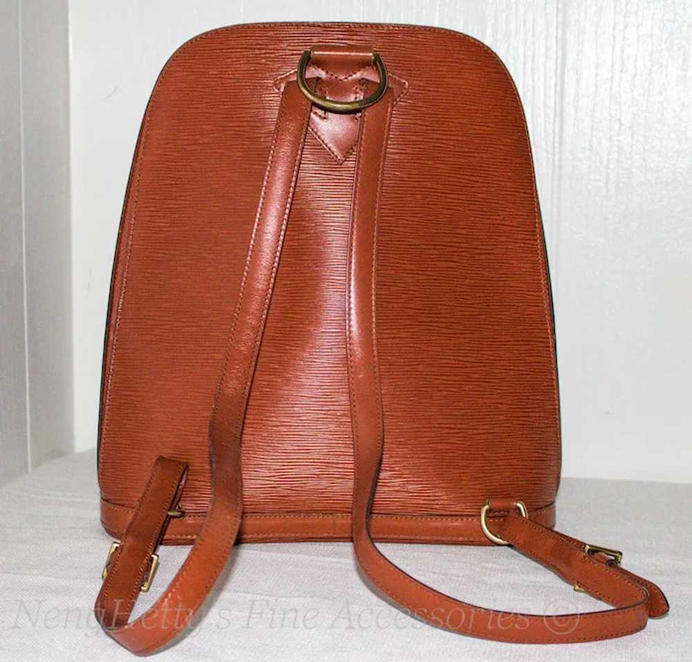 Vintage Louis Vuitton Epi Gobelins Backpack - image 3