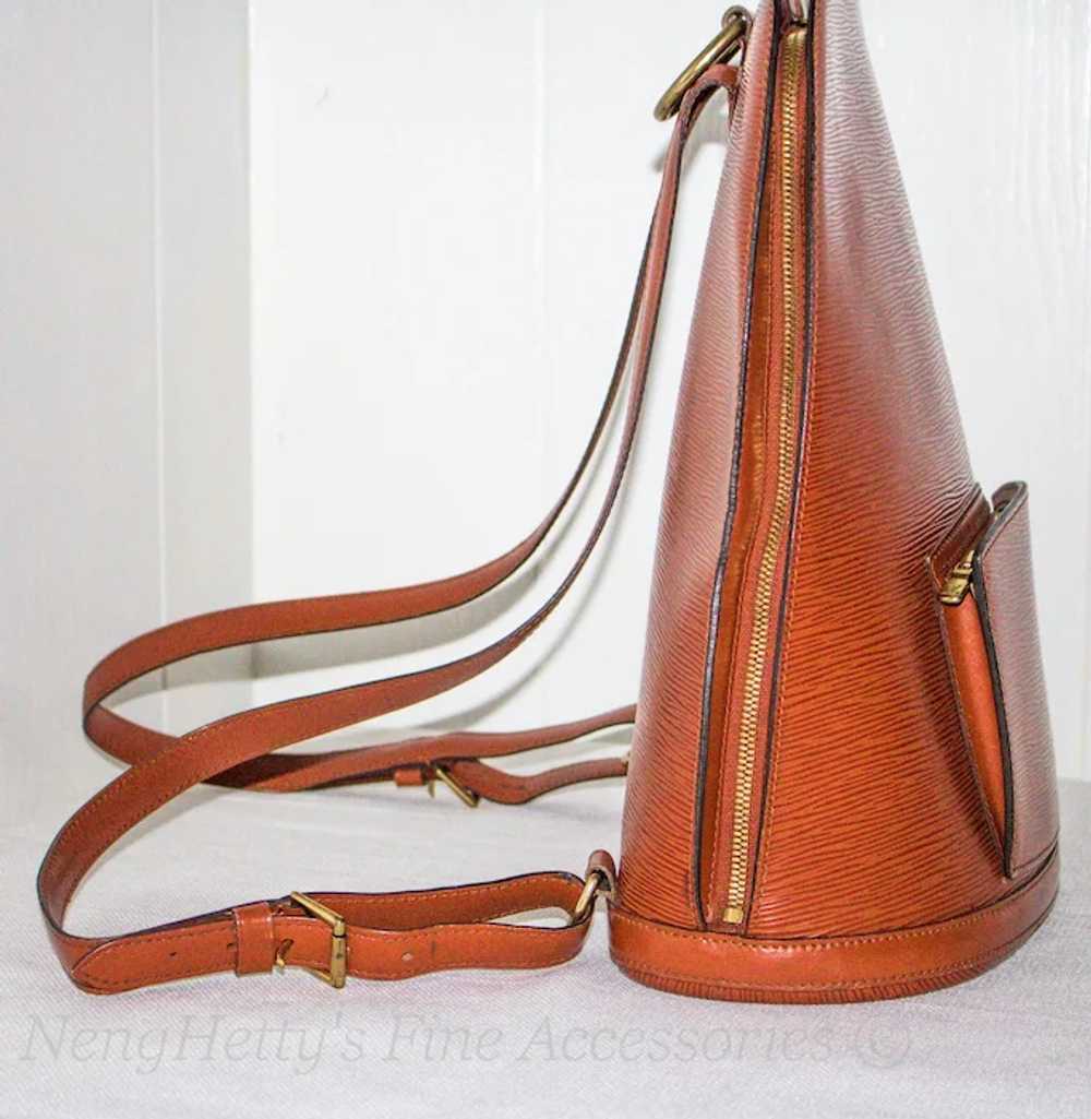 Vintage Louis Vuitton Epi Gobelins Backpack - image 4