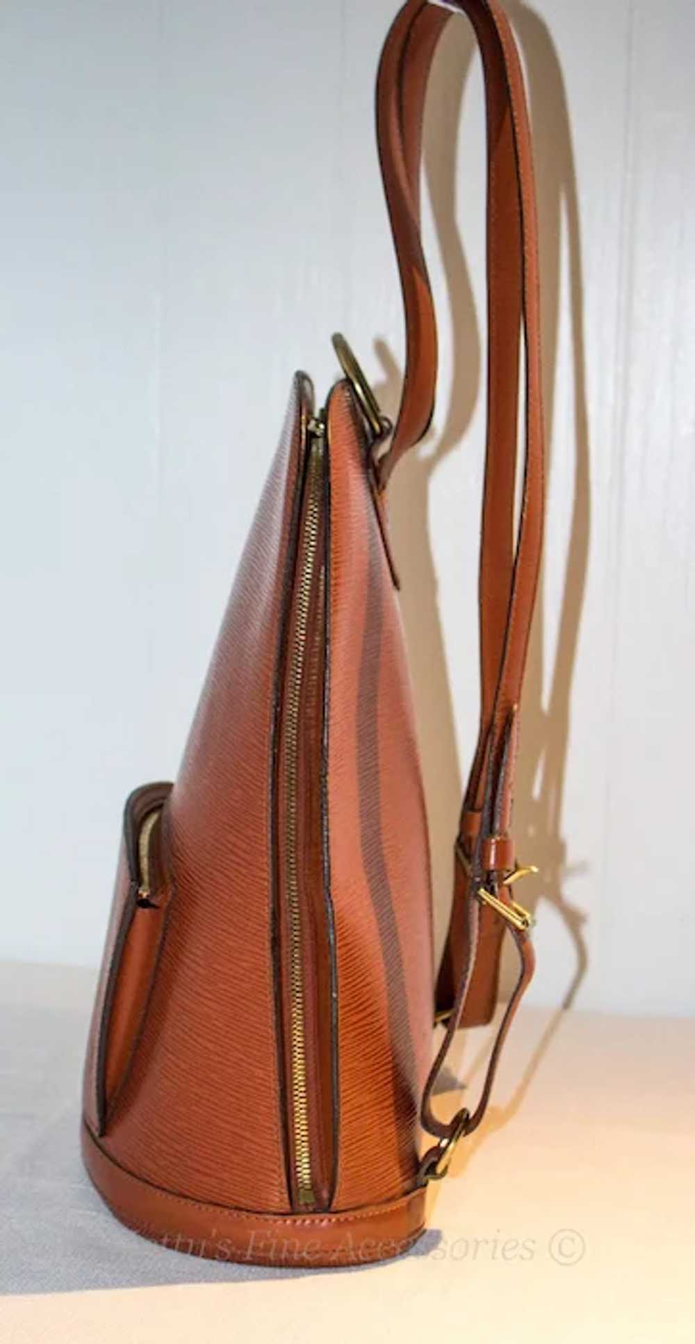 Vintage Louis Vuitton Epi Gobelins Backpack - image 6