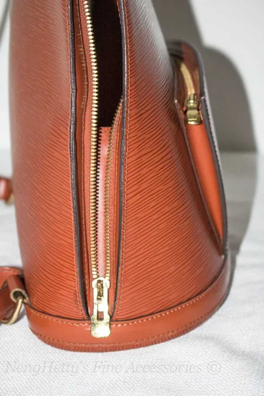 Vintage Louis Vuitton Epi Gobelins Backpack - image 8