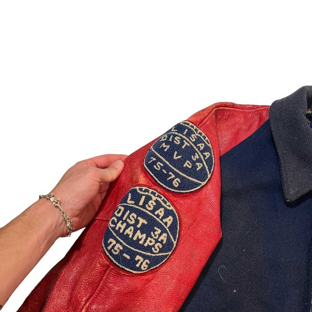 Streetwear × Vintage 70s Varsity Letterman Jacket - image 3