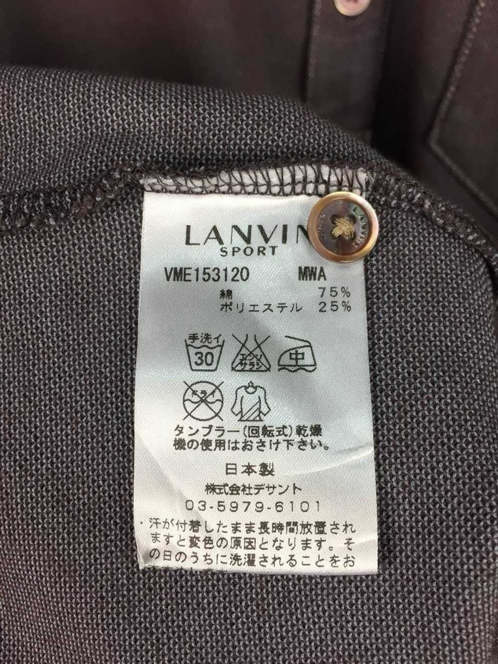 Lanvin × Luxury × Vintage Vtg Lanvin Sport Big Lo… - image 7