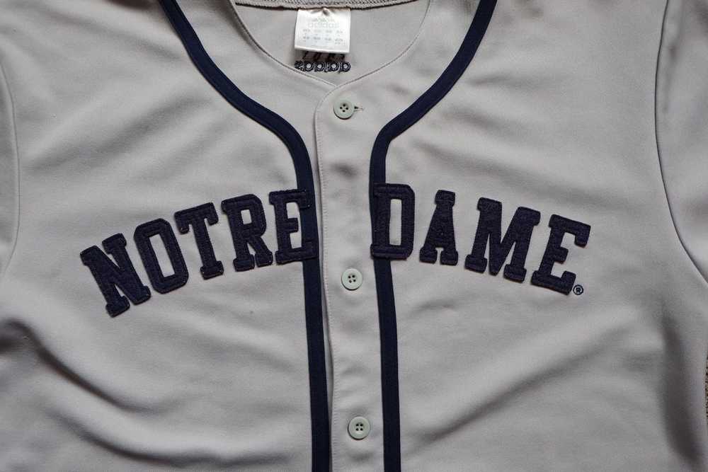 Adidas Vintage Notre Dame Baseball Jersey - image 4