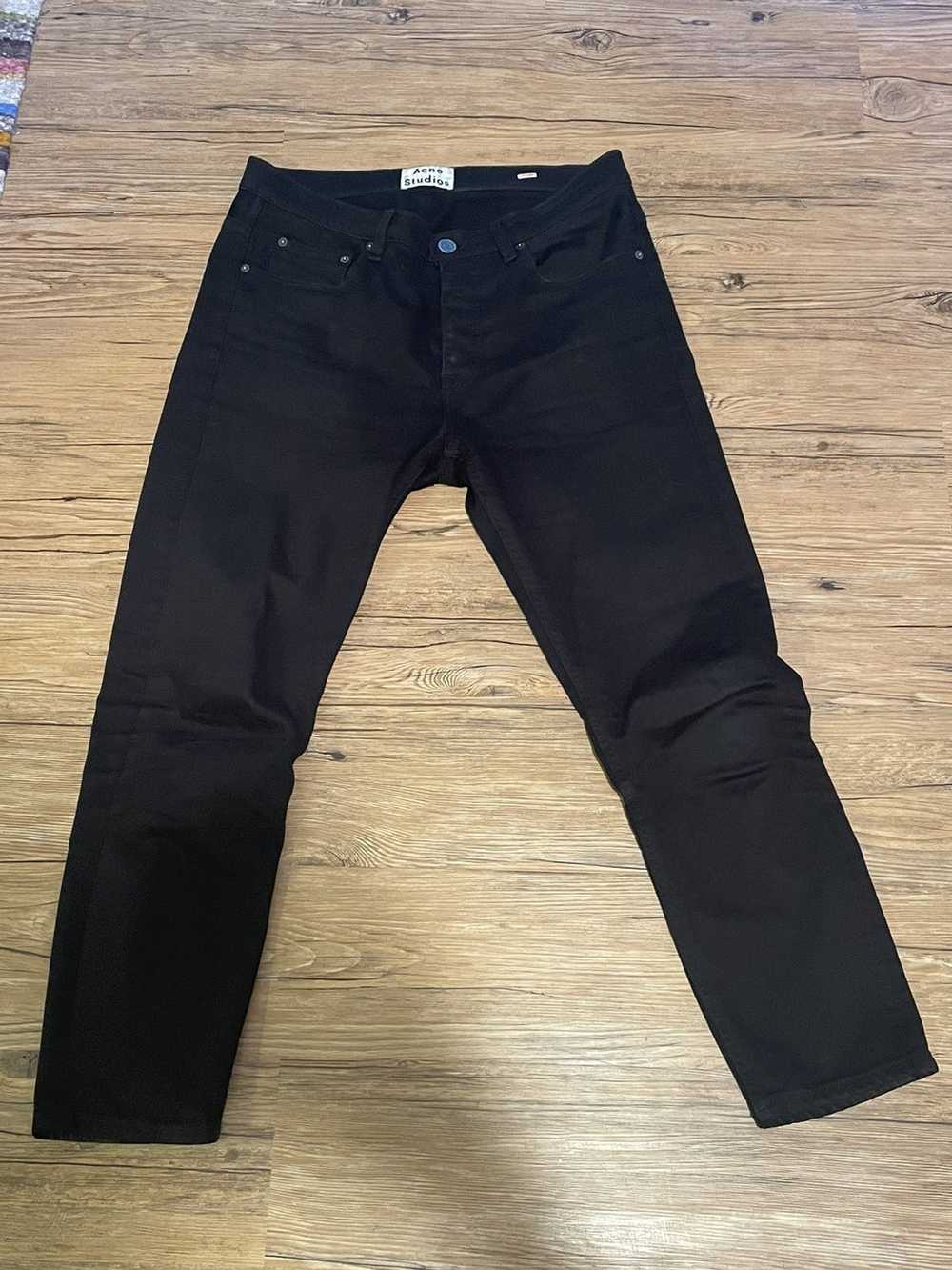 Acne Studios ACNE TOWN STAY CASH BLACK SLIM JEANS… - image 1