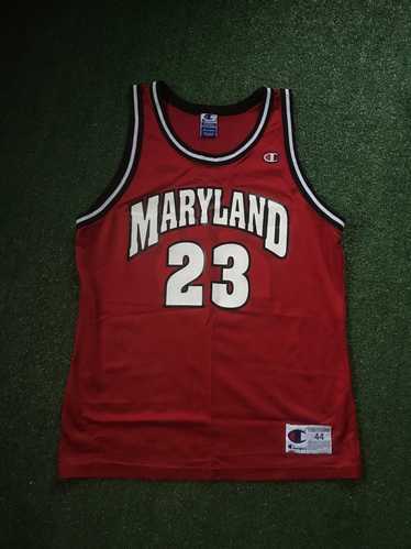 Maryland Terrapins Team-Issued #41 White Jersey with ACC Patch - Size 44