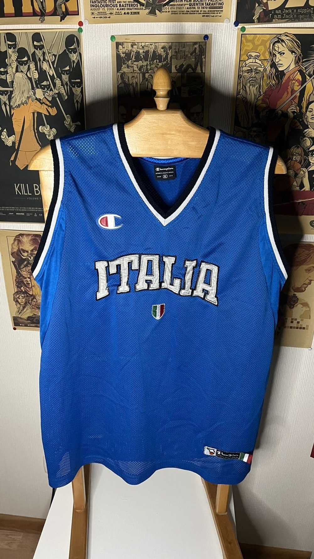 Champion × NBA × Vintage Early 00’s Italy Nationa… - image 1