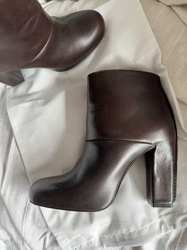 LEMAIRE Canvas Bicolor Ankle Boots - Bergdorf Goodman