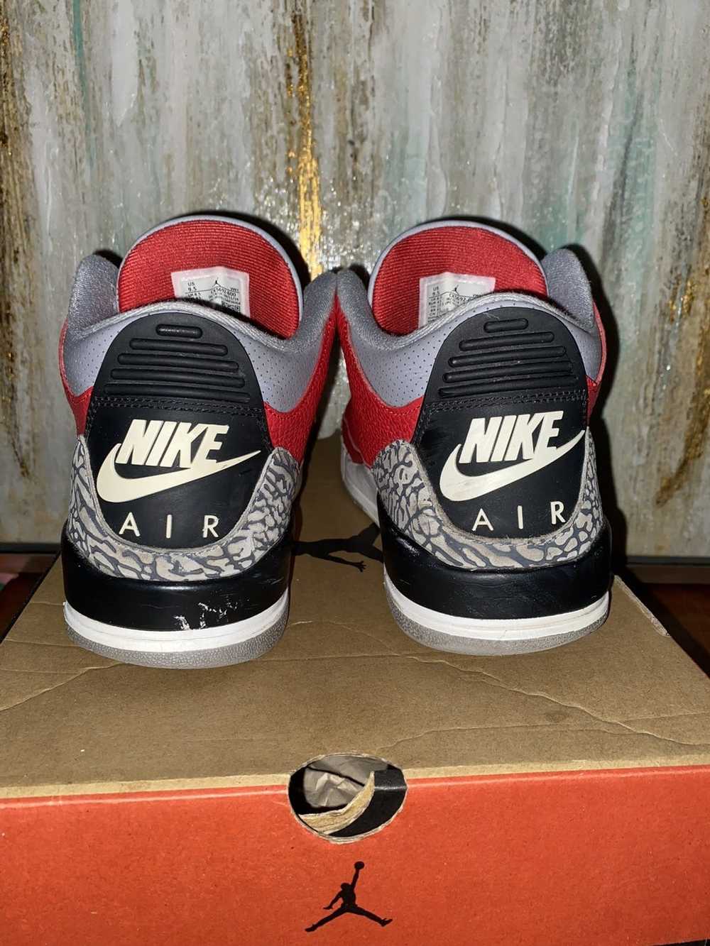 Jordan Brand × Nike Jordan 3 Retro Fire Red - image 3