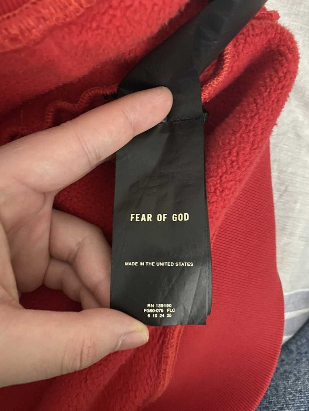 Fear of God fear of god 7th red sweater - image 10