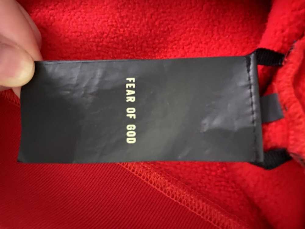 Fear of God fear of god 7th red sweater - image 5