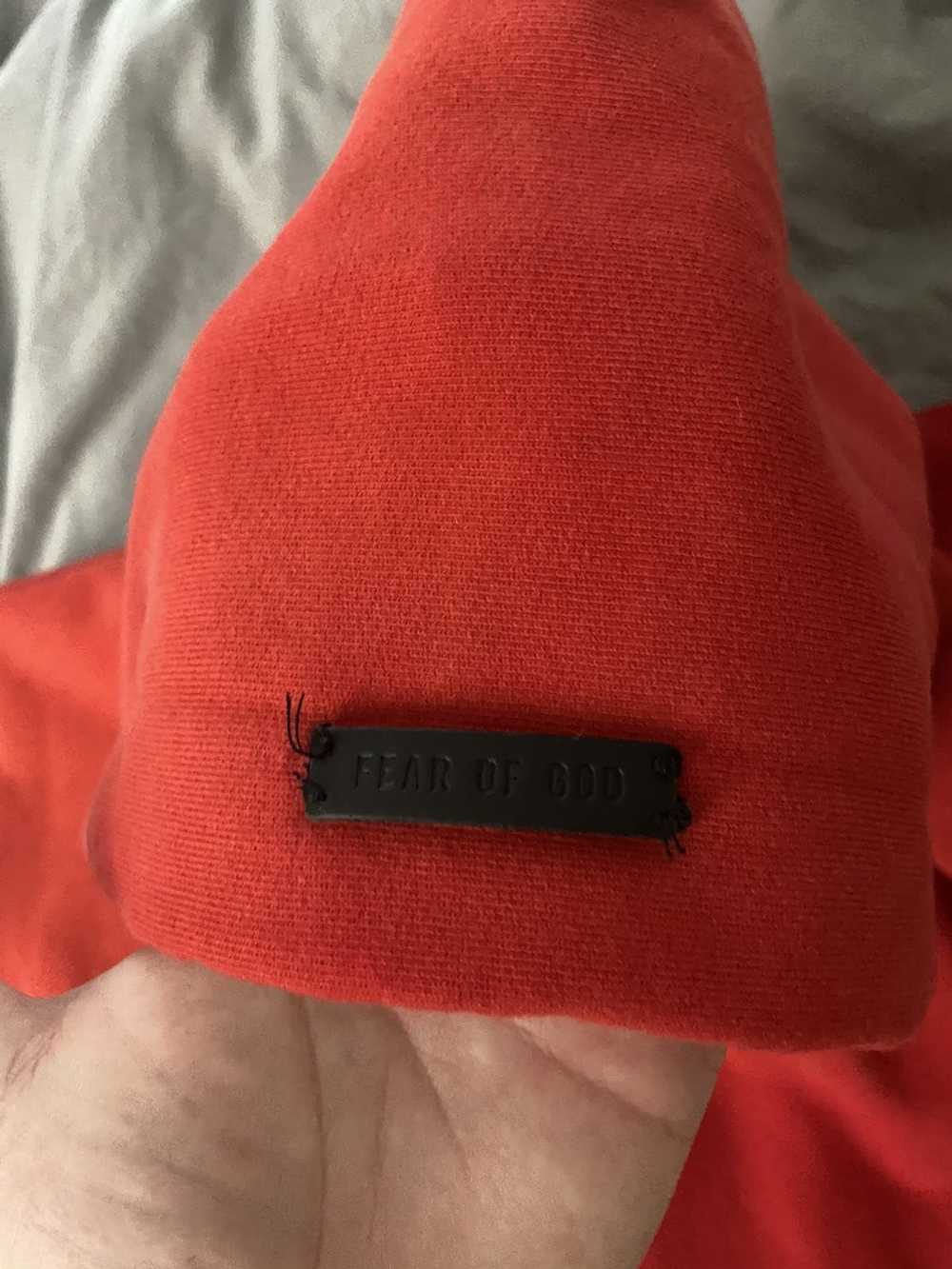 Fear of God fear of god 7th red sweater - image 7