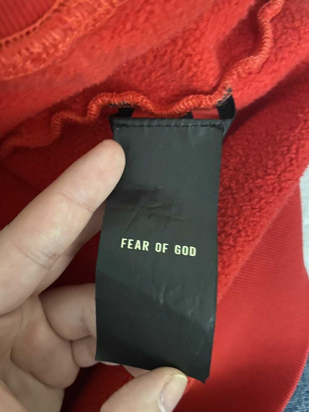 Fear of God fear of god 7th red sweater - image 9