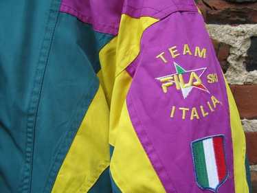 スノーボード 80s FILA ITALY SKI TEAM multicolored Fila Ski Team Italia - Etsy
