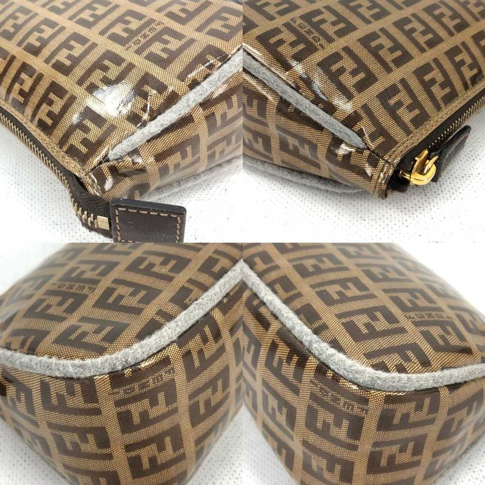 Fendi FF Zucca Monogram Canvas Cosmetic Bag / Pou… - image 9