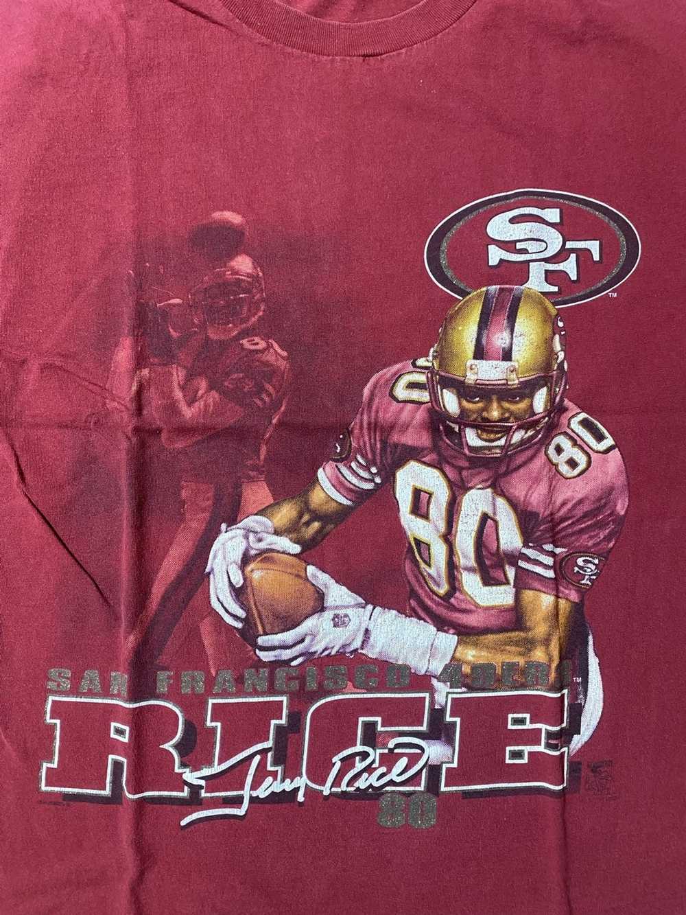 vintage 90s SAN FRANCISCO 49ERS EMBROIDERED T-Shirt L nfl football  california