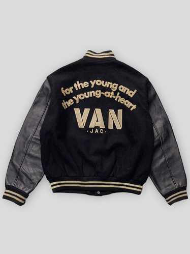 Van × Varsity Jacket × Vintage Vintage 80s Van Jac Em… - Gem