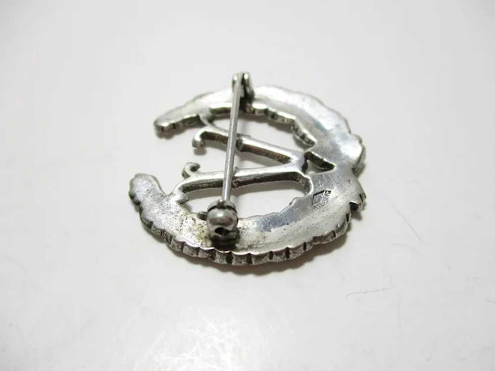 WWII Victory Pin V for Victory Brooch Sterling Ma… - image 12
