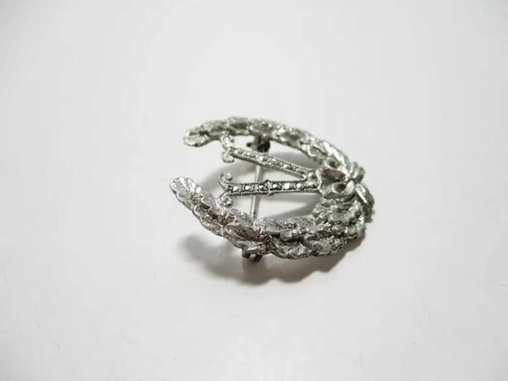 WWII Victory Pin V for Victory Brooch Sterling Ma… - image 6