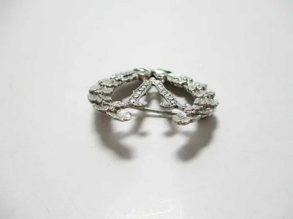 WWII Victory Pin V for Victory Brooch Sterling Ma… - image 7