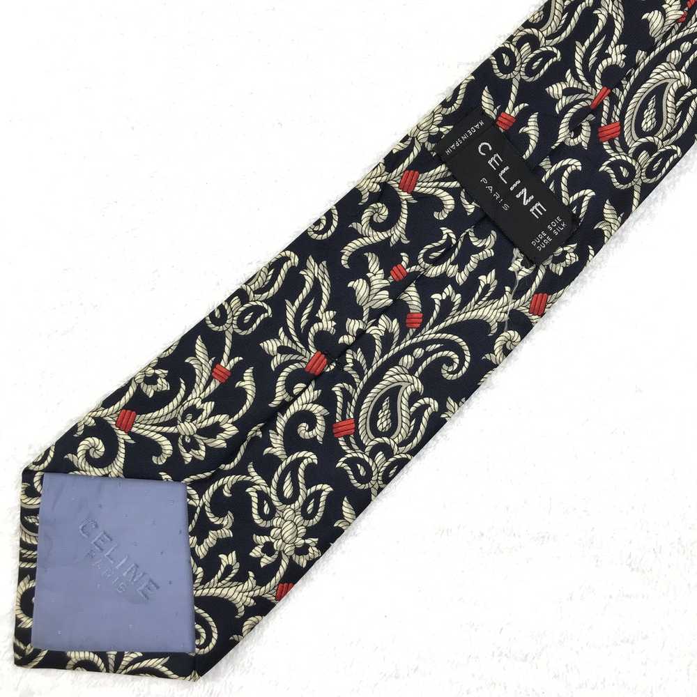 Celine × Luxury × Vintage Vintage Celine Neck tie… - image 8