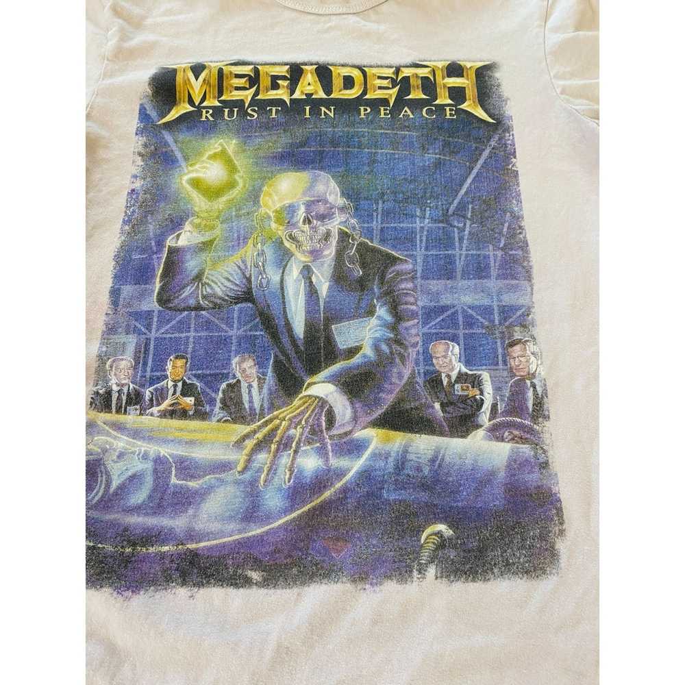 Band Tees × Megadeth × Rock Band Megadeth Rust in… - image 2