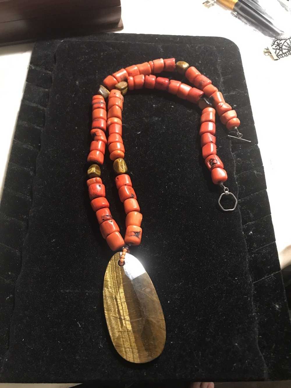 Other Vintage coral necklace - image 1