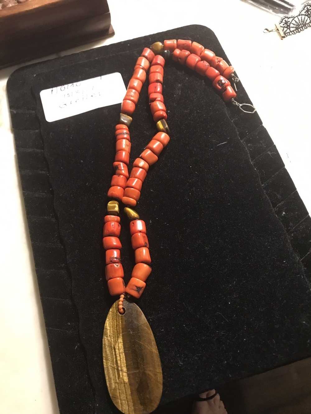 Other Vintage coral necklace - image 4