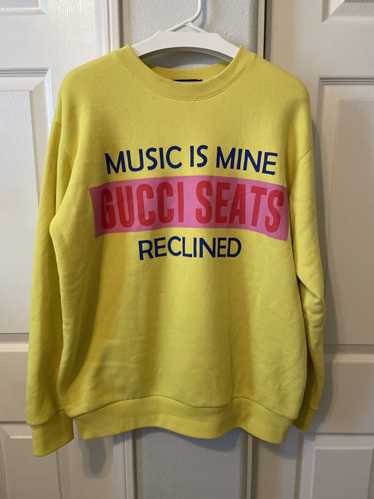 Gucci Gucci “Music is Mine” sweater Limited Editio
