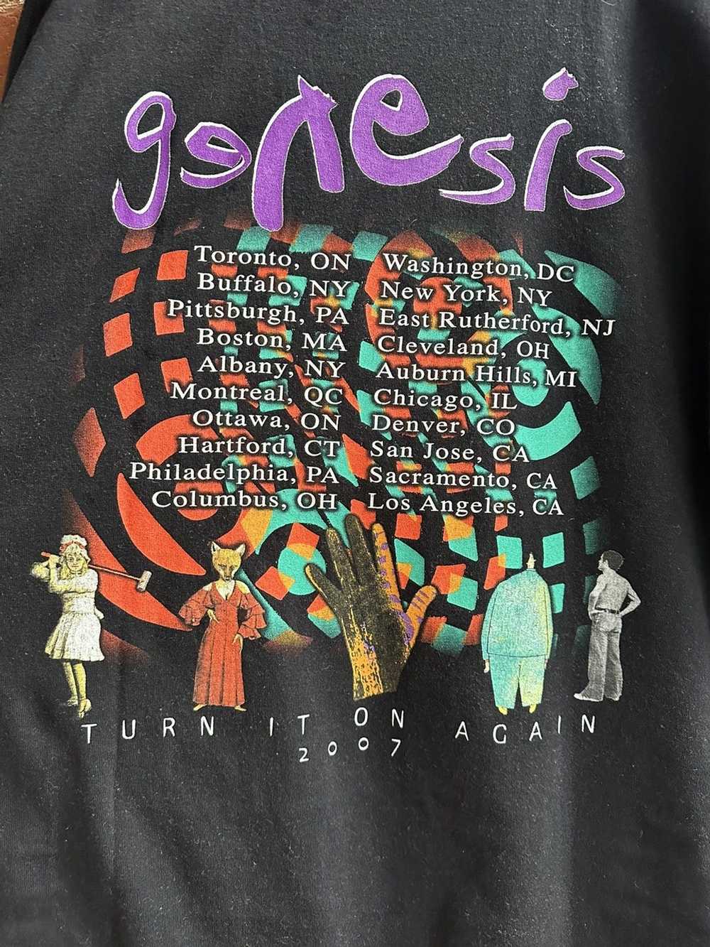 Band Tees × Vintage Genesis 2007 Turn It On Again… - image 6
