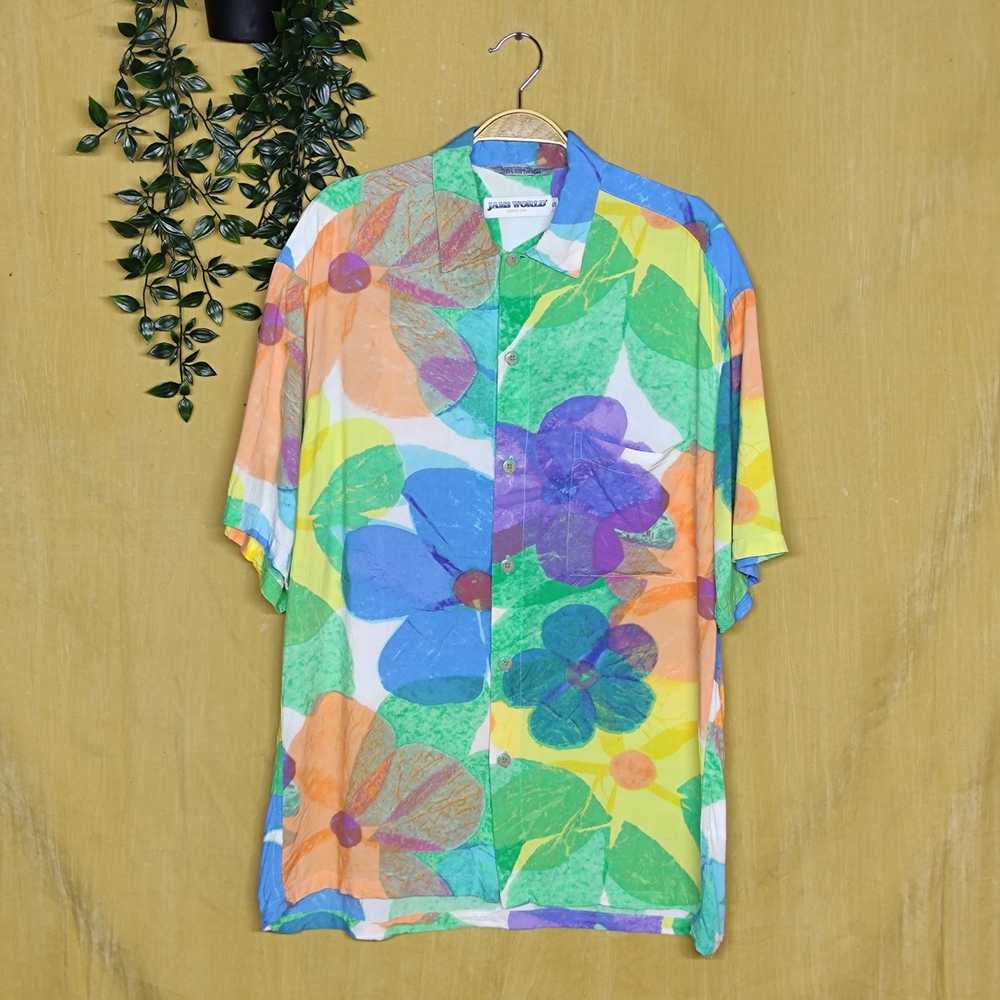 Hawaiian Shirt × Jams World × Very Rare Jams Worl… - image 1