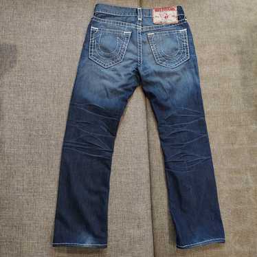 Vintage True Religion Rainbow Bobby Jeans Denim Y2K Japa Man Size 30 Blue