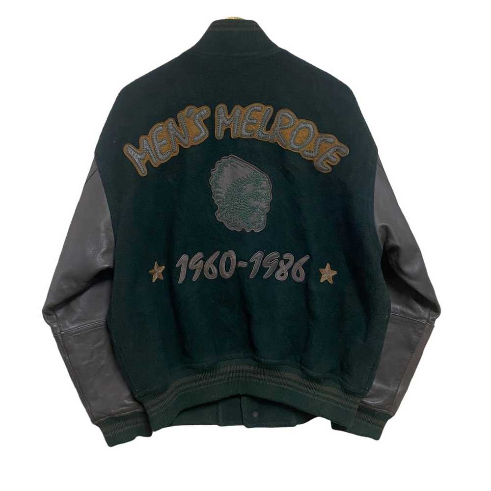 Varsity Jacket × Vintage Vintage 80s MENS MELROSE… - image 1