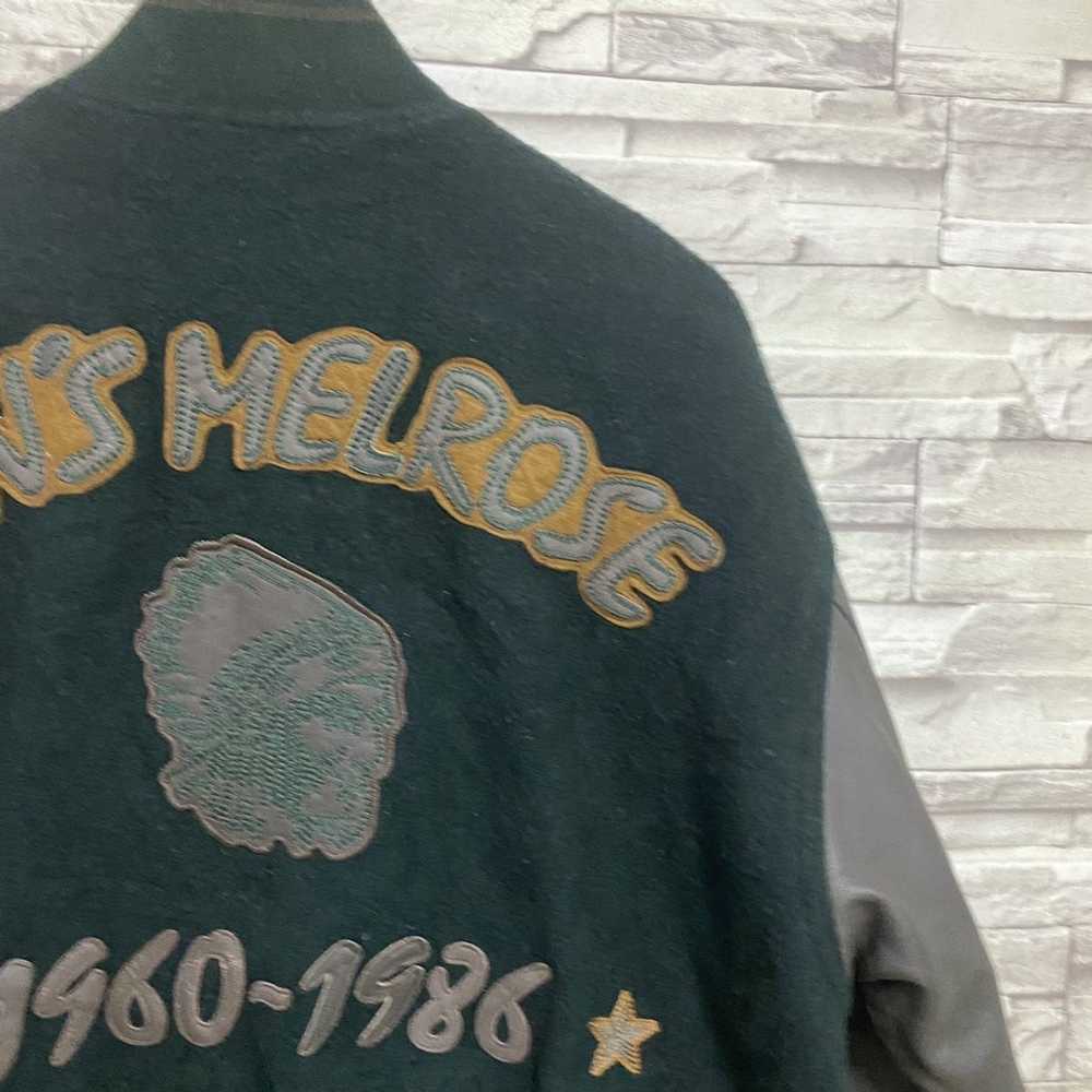 Varsity Jacket × Vintage Vintage 80s MENS MELROSE… - image 9